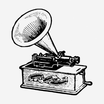 Phonograph hand drawn illustration. Free | Free Photo - rawpixel