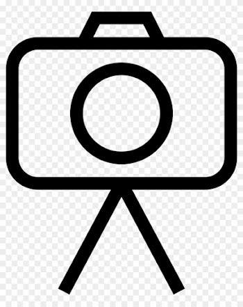 Photo And Video Camera Outline On A Tripod Comments - Zak Circles Pack Of 4, Gift Boxed, Trivet, Black
