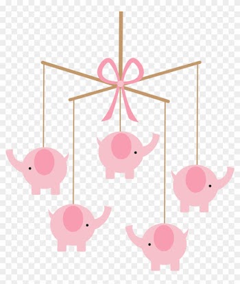 Photo By @daniellemoraesfalcao - Pink Elephant Baby Shower Invitations