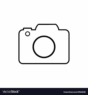 photo camera icon on white background