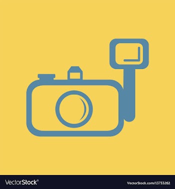 Photo camera vector image