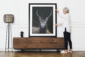 Photo frame mockup, aesthetic home | Free PSD Mockup - rawpixel