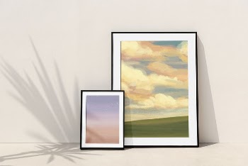 Photo frame mockup, aesthetic home | Free PSD Mockup - rawpixel