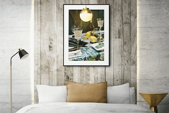 Photo frame mockup, bedroom decor | Free PSD Mockup - rawpixel