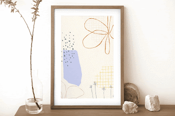 Photo frame mockup, flower vase | Free PSD Mockup - rawpixel