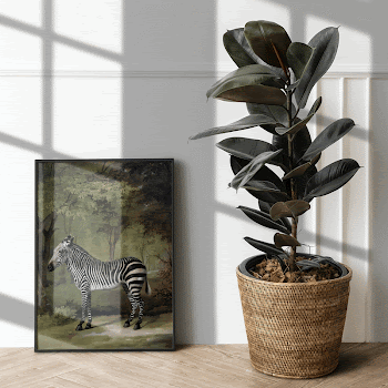 Photo frame mockup, houseplant decor | Free PSD Mockup - rawpixel