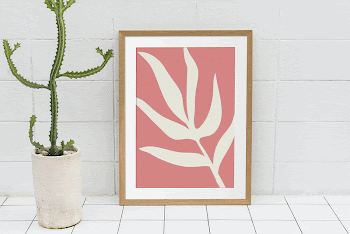 Photo frame mockup, houseplant decor | Free PSD Mockup - rawpixel