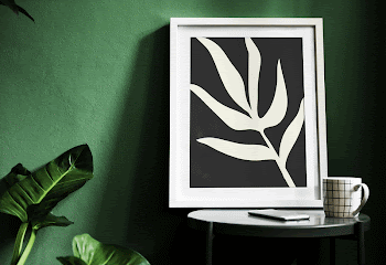 Photo frame mockup, houseplant decor | Free PSD Mockup - rawpixel