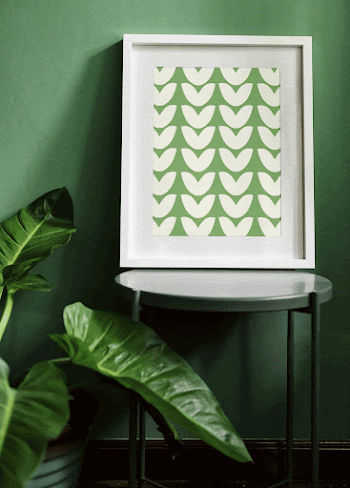 Photo frame mockup, houseplant decor | Free PSD Mockup - rawpixel