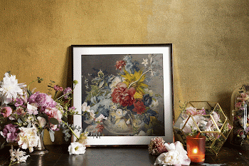 Photo frame mockup, vintage flower, | Free PSD Mockup - rawpixel