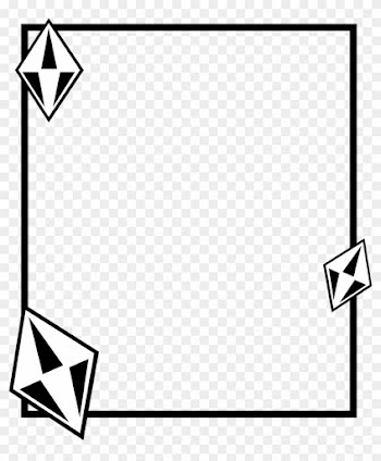Photo Illustration Of A Blank Frame Border With Diamonds - Diamond Borders Clip Art