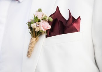 Photo of a Beautiful Lapel Corsage