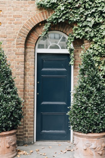 Photo of a Blue Wooden Door