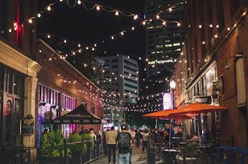 Photo of a City During Night Time