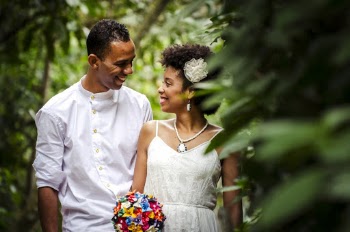 Photo of a Couple Looking at Each Other