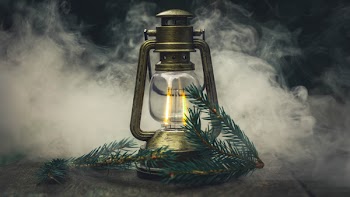 Photo of a Fire Lamp