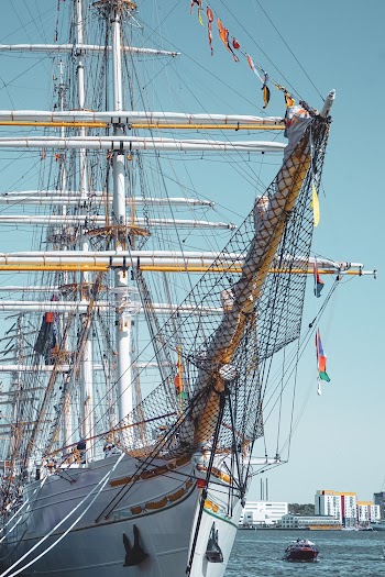Photo of a Sailing Ship on a Body of Water