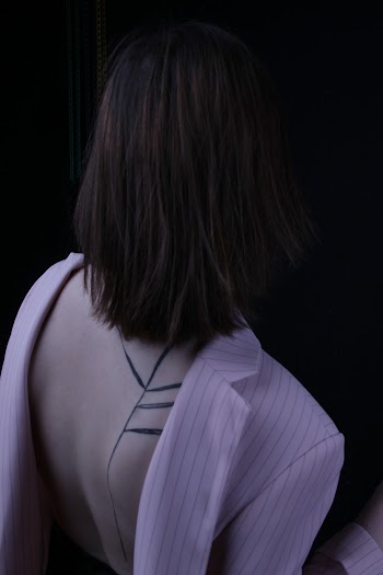 Photo of a woman's backview