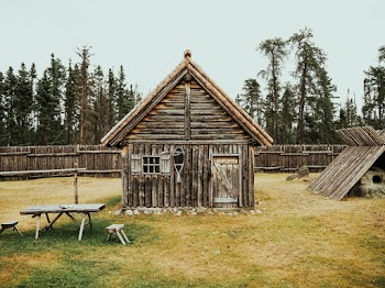 Photo of a wooden house