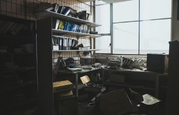 Photo Of An Abandoned Workspace