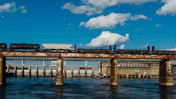 Photo of an Old Rusty Bridge 