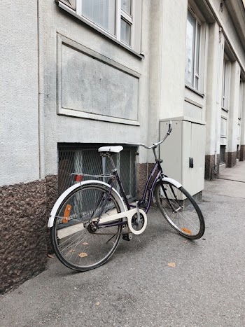 Photo of Bike Parked on Pavement