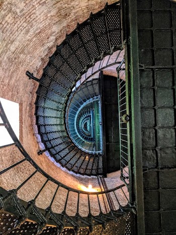 Photo of Black Mesh Spiral Stairs