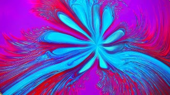 Photo of Blue Abstract Painting