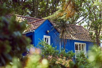 Photo of Blue and Brown Wooden House
