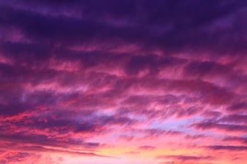 photo of blue and red clouds