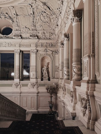Photo Of Blue Carpet On Stairs