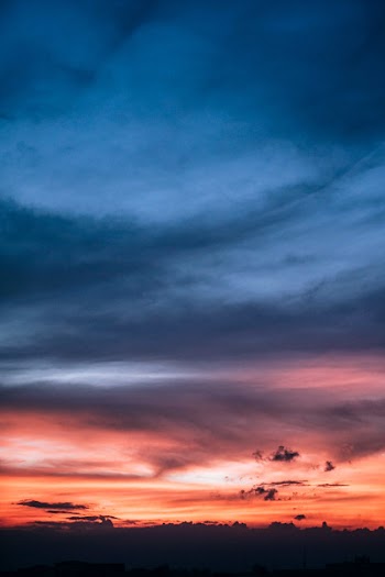 Photo of Blue Sky during Golden Hour