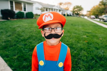 Photo of Boy in Super Mario Costume