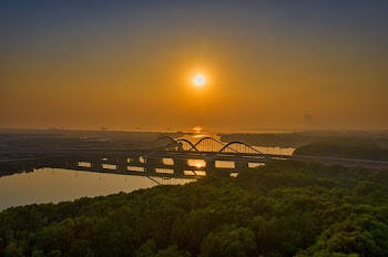 Photo of Bridge During Golden Hour
