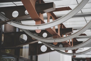Photo of Brown and White Building Beam