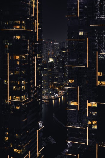 Photo of Buildings during Nighttime