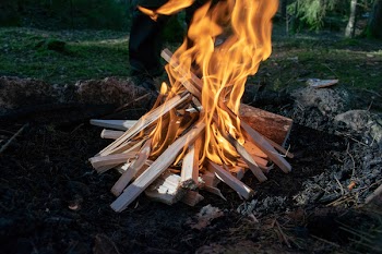 Photo of Burning Woods on Firepit