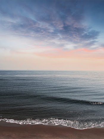 Photo of Calm Seascape by Beach