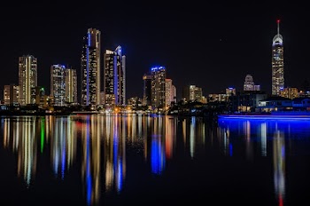 Photo of City During Evening