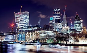 photo of city lights