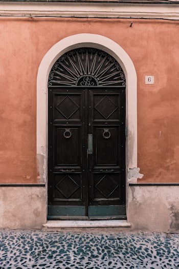 Photo of Closed Black Metal Door