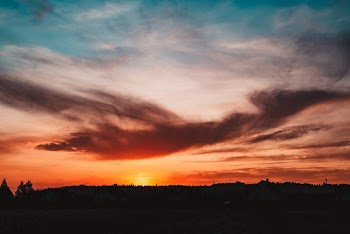 Photo of Clouds During Golden Hour