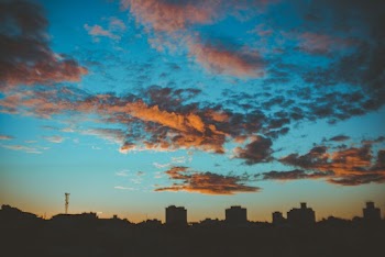 Photo of Clouds During Golden Hour