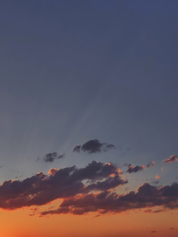 Photo of Clouds During Golden Hour