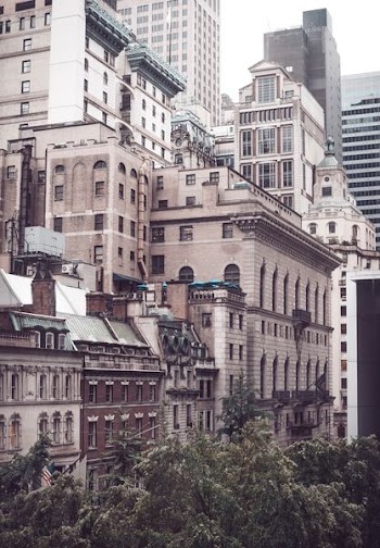 photo of concrete buildings
