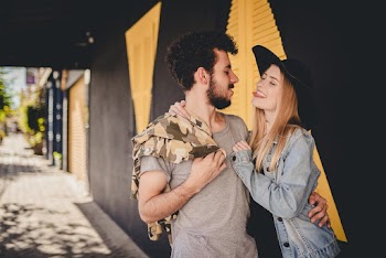 Photo of Couple Hugging
