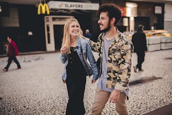 Photo of Couple Smiling