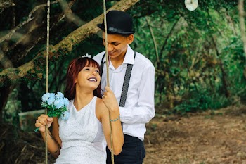 Photo of Couple Smiling