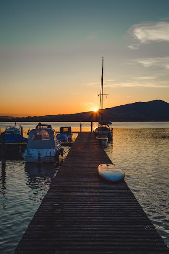 Photo of Dock During Dawn