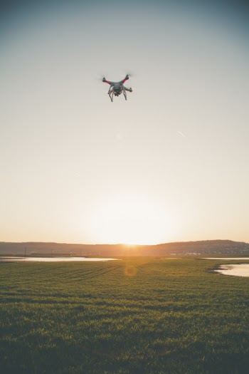 Photo of Drone Flying in the Field